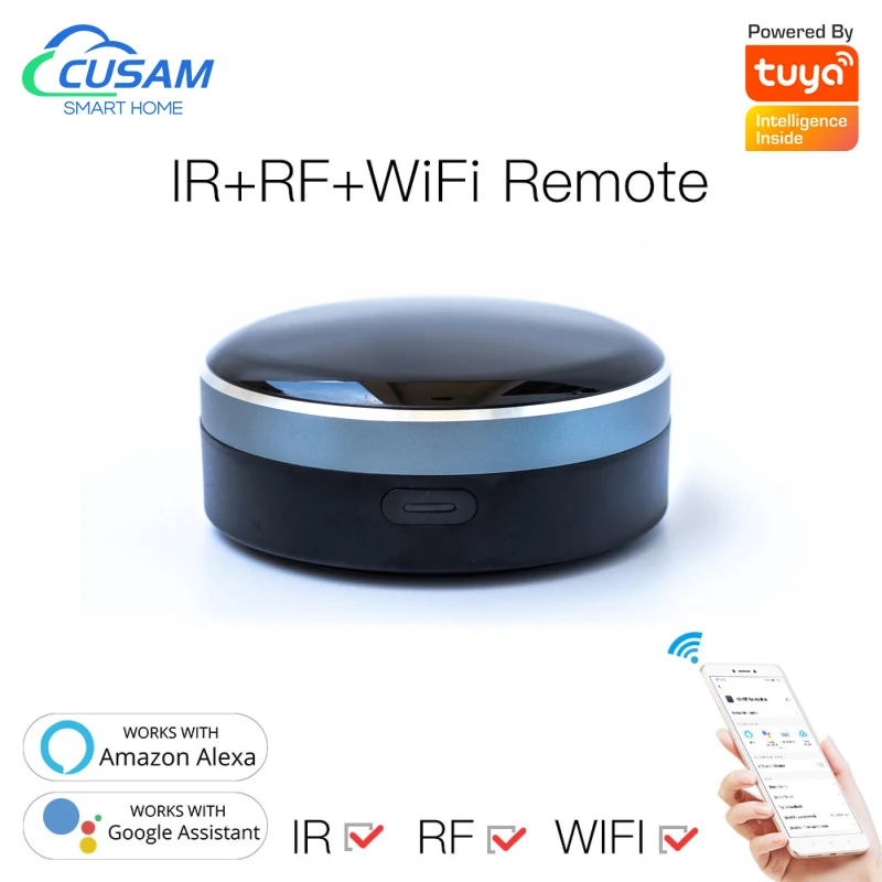 Smart Universal IR Remote WiFi Tuya For Smart Home Control For TV DVD AUD AC Air Conditioner Works With Alexa Google Home
Smart Universal IR Remote WiFi Tuya For Smart Home Control For TV DVD AUD AC Air Conditioner Works With Alexa Google Home