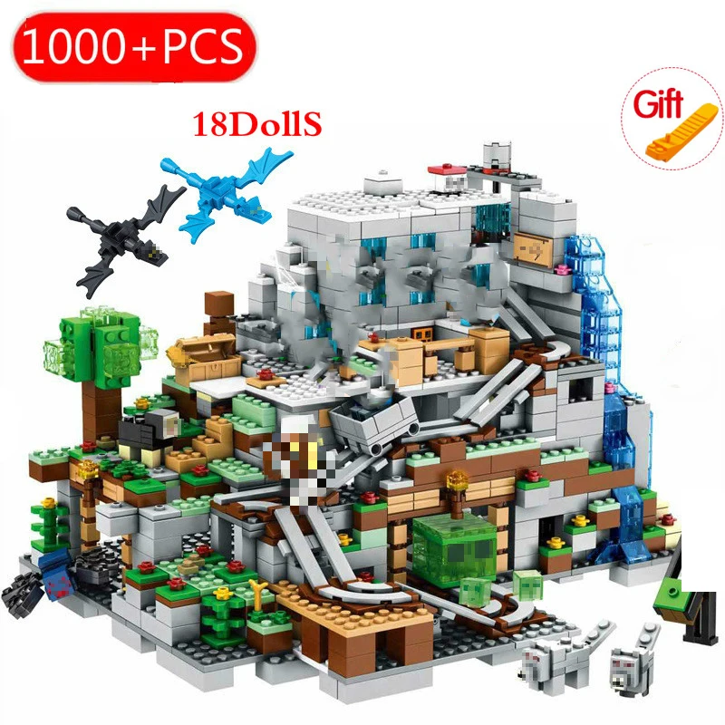 1208PCS Building Blocks For Compatible Minecraftinglys Village Warhorse City Tree House Waterfall Educational Toys For Children
1208PCS Building Blocks For Compatible Minecraftinglys Village Warhorse City Tree House Waterfall Educational Toys For Children