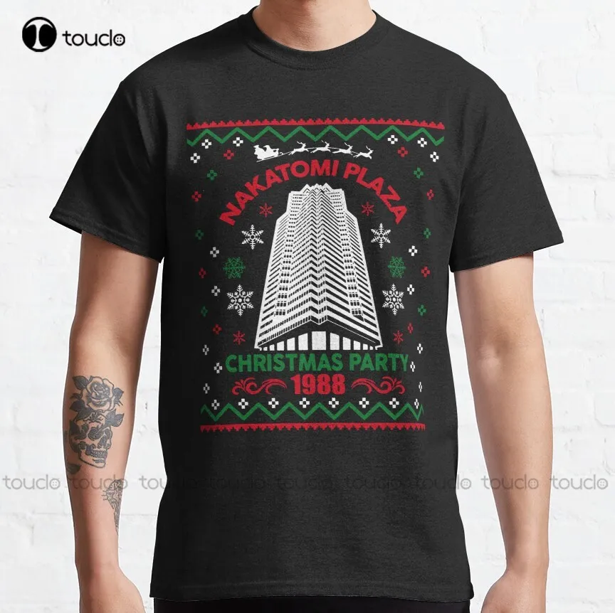 Nakatomi Plaza 1988 Christmas Party Ugly Christmas Sweater Classic T-Shirt cooling shirt Custom aldult Teen unisex xs-5xl cotton
Nakatomi Plaza 1988 Christmas Party Ugly Christmas Sweater Classic T-Shirt cooling shirt Custom aldult Teen unisex xs-5xl cotton