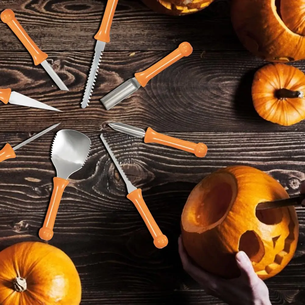 8pcs Pumpkin Carving Tools Halloween Pumpkin Carving Tool Set Pumpkin Cutting Supplies Pumpkin Carving Tools
8pcs Pumpkin Carving Tools Halloween Pumpkin Carving Tool Set Pumpkin Cutting Supplies Pumpkin Carving Tools