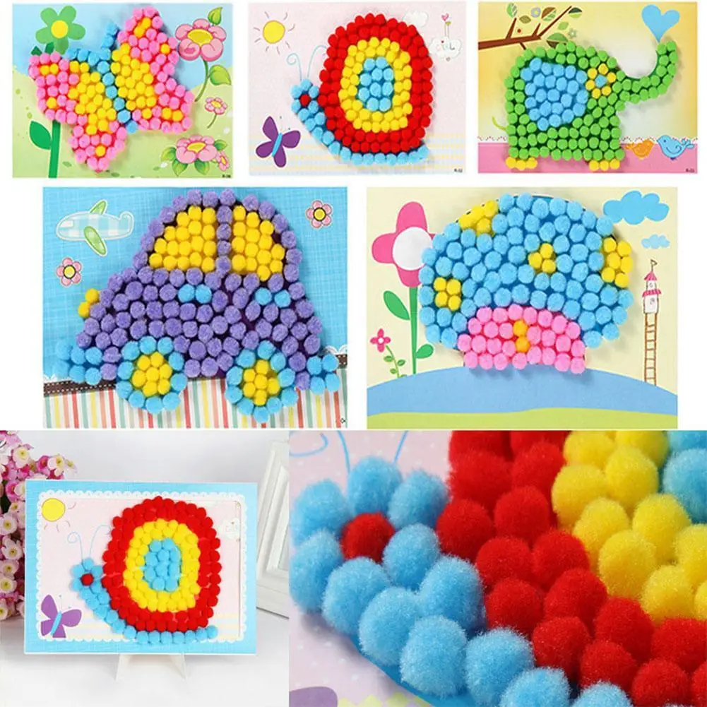 New Creative Hair Ball Painting Manual Stereo Sticker Handmake DIYmaterial Packs Children Activities Educational Toys
New Creative Hair Ball Painting Manual Stereo Sticker Handmake DIYmaterial Packs Children Activities Educational Toys