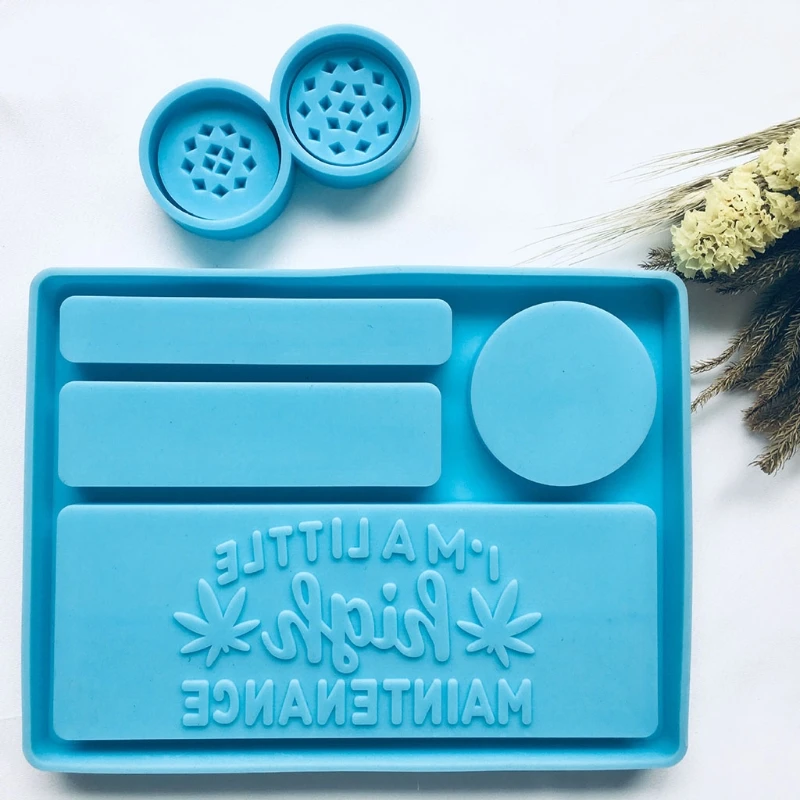 1 Set Rolling Tray Mold with Herb Grinder Epoxy Resin Mold Jewelry Holder Silicone Mould DIY Crafts Home Decortaions Tools T5UF
1 Set Rolling Tray Mold with Herb Grinder Epoxy Resin Mold Jewelry Holder Silicone Mould DIY Crafts Home Decortaions Tools T5UF