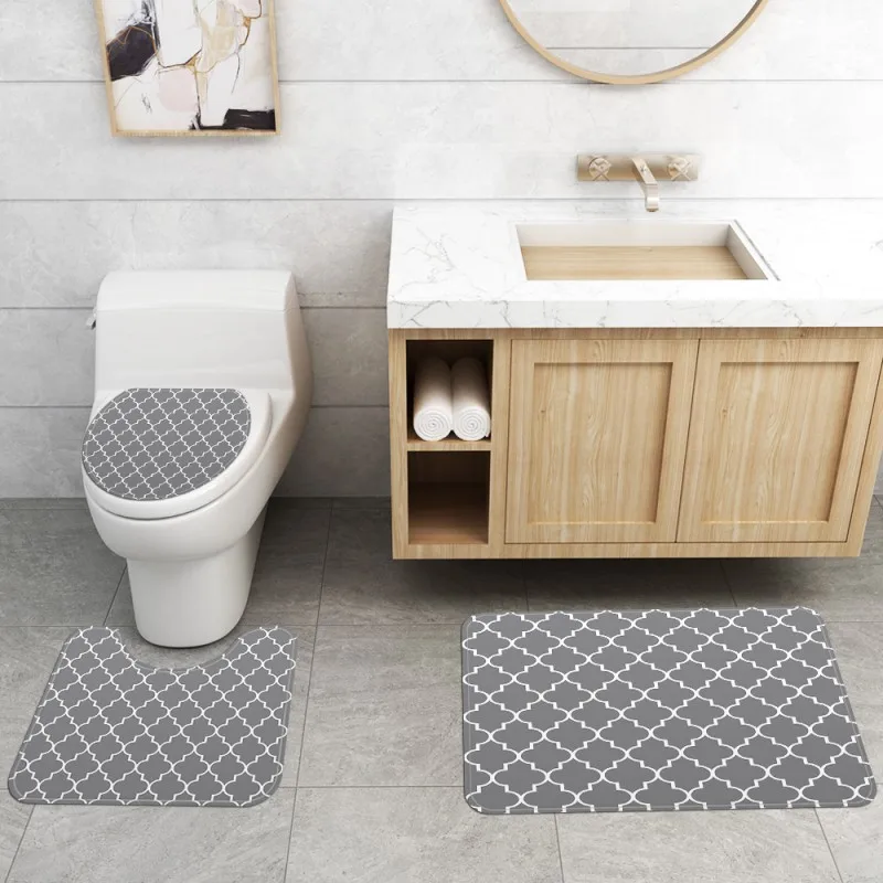 4 Pcs/set 3D Digital Printing Shower Curtain with Floor Mat Base Mat Toilet Mat Combo Set Waterproof Home Bathroom Supplies
4 Pcs/set 3D Digital Printing Shower Curtain with Floor Mat Base Mat Toilet Mat Combo Set Waterproof Home Bathroom Supplies