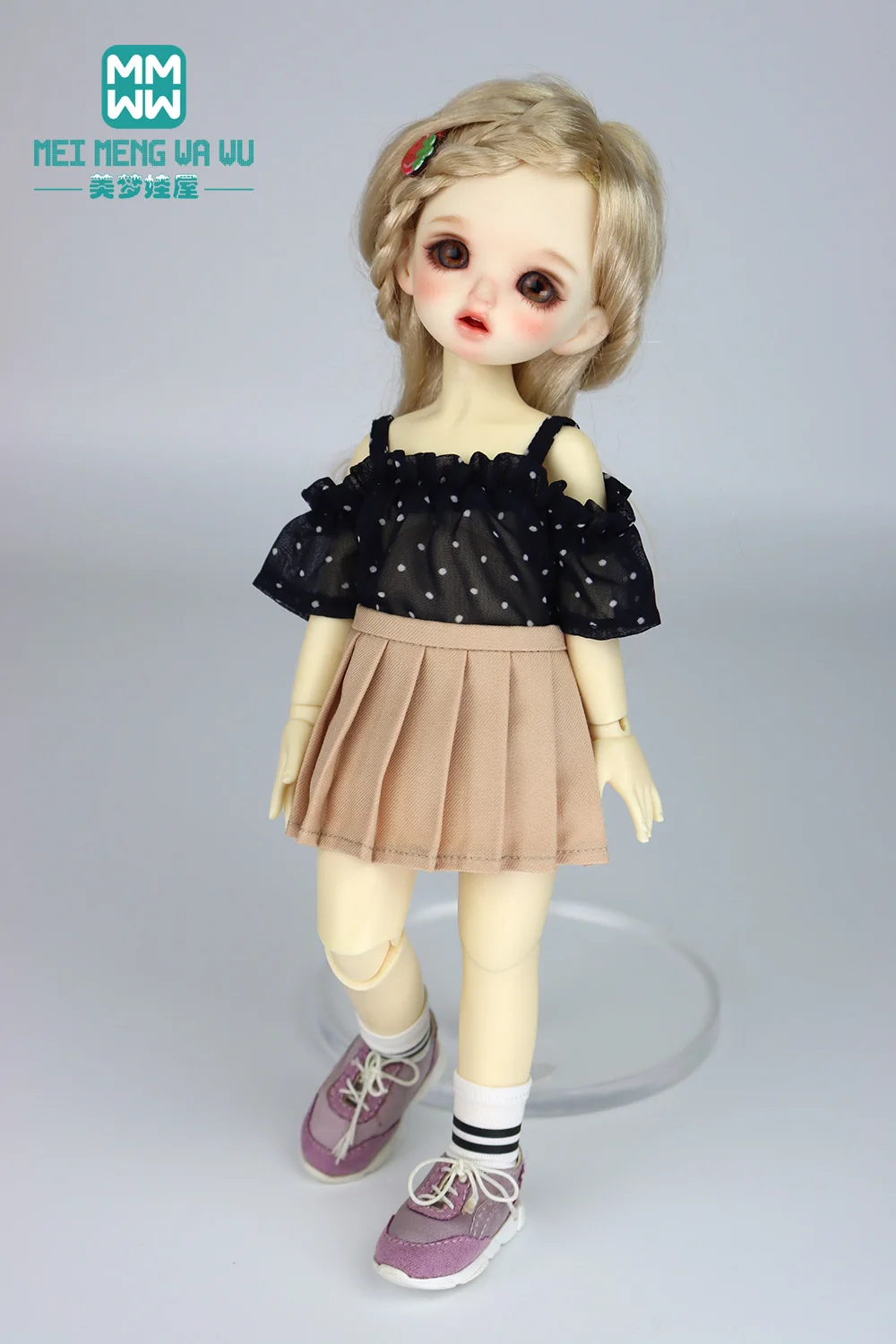 30cm 1/6 BJD YOSD Doll Clothes Toys Spherical Joint doll Fashion jacket Pleated skirt, jeans, leather shoes
30cm 1/6 BJD YOSD Doll Clothes Toys Spherical Joint doll Fashion jacket Pleated skirt, jeans, leather shoes