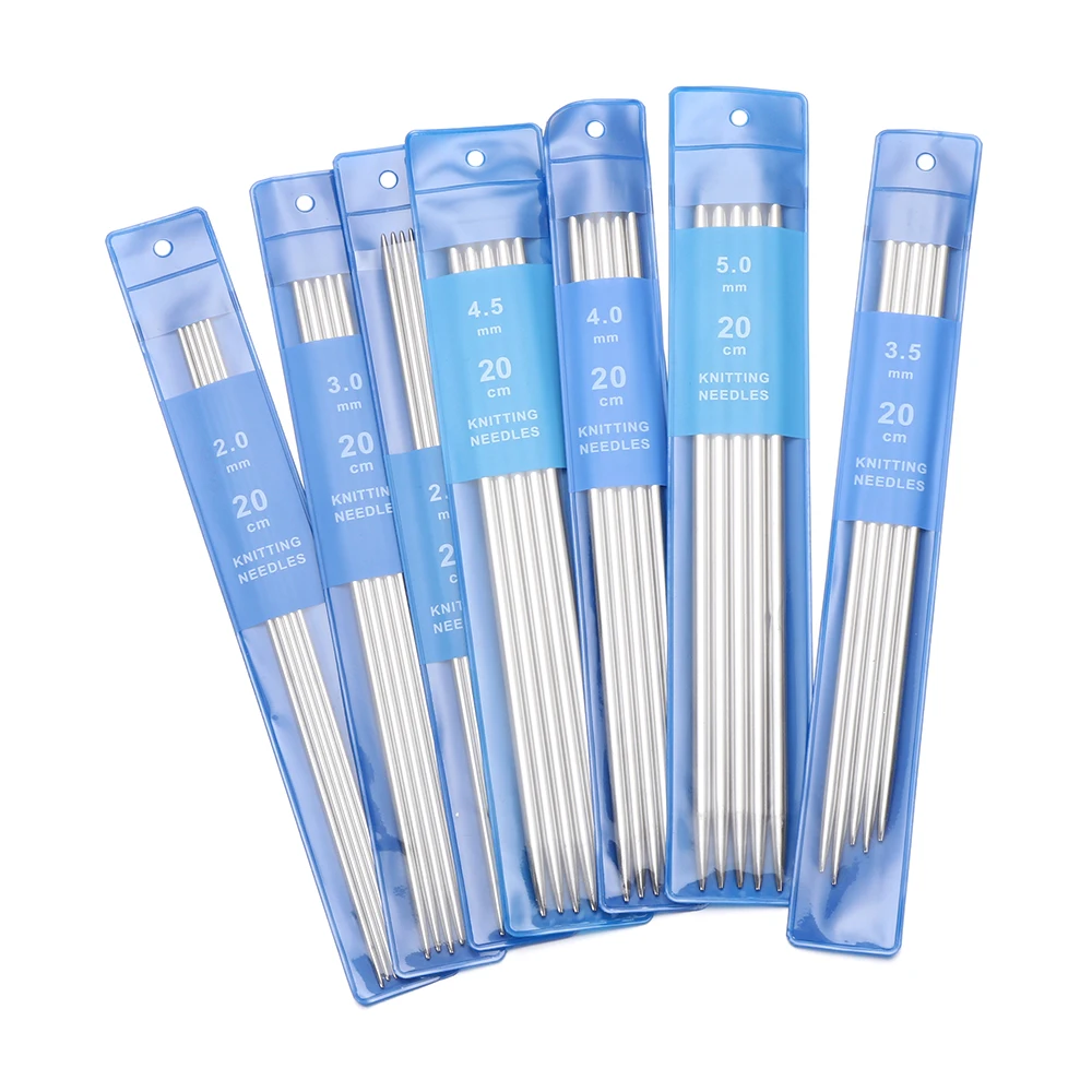Hot Sale 5Pcs/Set 20cm Straight Knitting Needles Stainless Steel Crochet Hook DIY Craft Sweater Weave Knitting Tools Size 2-5mm
Hot Sale 5Pcs/Set 20cm Straight Knitting Needles Stainless Steel Crochet Hook DIY Craft Sweater Weave Knitting Tools Size 2-5mm