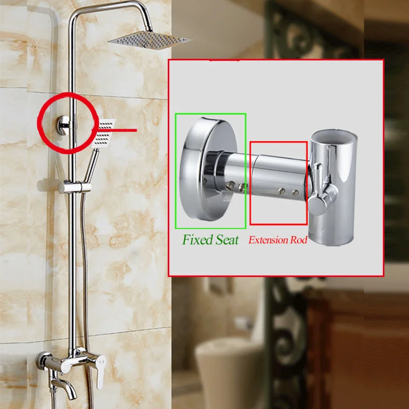 Bathroom Shower Lift Rod Fixed Base/Lift Pipe Bracket/Extended Lengthened Wall Distance Repair Accessories
Bathroom Shower Lift Rod Fixed Base/Lift Pipe Bracket/Extended Lengthened Wall Distance Repair Accessories