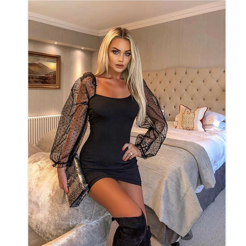 New Summer Women Mesh Sheer Bodycon Mini Dress Long Puff Sleeve Party Cocktail Clubwear
New Summer Women Mesh Sheer Bodycon Mini Dress Long Puff Sleeve Party Cocktail Clubwear