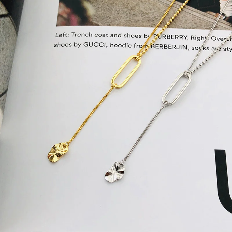 WTLTC 925 Sterling Sliver Drop Coin Pendant Necklaces Boho Y Layered Chokers Minimal Long Chain Tassel Necklaces for Women
WTLTC 925 Sterling Sliver Drop Coin Pendant Necklaces Boho Y Layered Chokers Minimal Long Chain Tassel Necklaces for Women