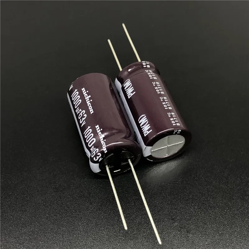 5 шт./50 шт. 1000 мкФ 63 в NICHICON PW Серия 16x30 мм низкое сопротивление 63V1000uF алюминиевый