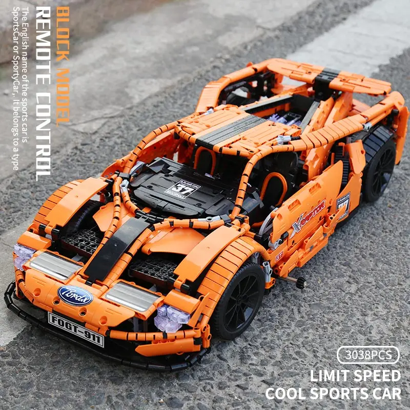 3038PCS MOC The GT Sport Racing Car RC Power Function Vehicle Building Block Bricks Model Kid Educational Toys Gifts
3038PCS MOC The GT Sport Racing Car RC Power Function Vehicle Building Block Bricks Model Kid Educational Toys Gifts