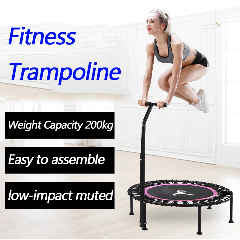 40" Fitness trampoline Silent Mini with Adjustable Handle length Adults Kids indoor GYM Bungee Rebounder Jump Trainer Workout
40" Fitness trampoline Silent Mini with Adjustable Handle length Adults Kids indoor GYM Bungee Rebounder Jump Trainer Workout