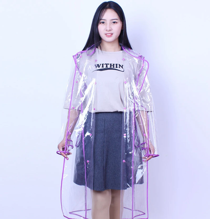 Outdoor EVA Fashion Transparent Covered Side Environmental Friendly Adult Waistbelt Windbreaker Waterproof Raincoat Women Cape
Outdoor EVA Fashion Transparent Covered Side Environmental Friendly Adult Waistbelt Windbreaker Waterproof Raincoat Women Cape
