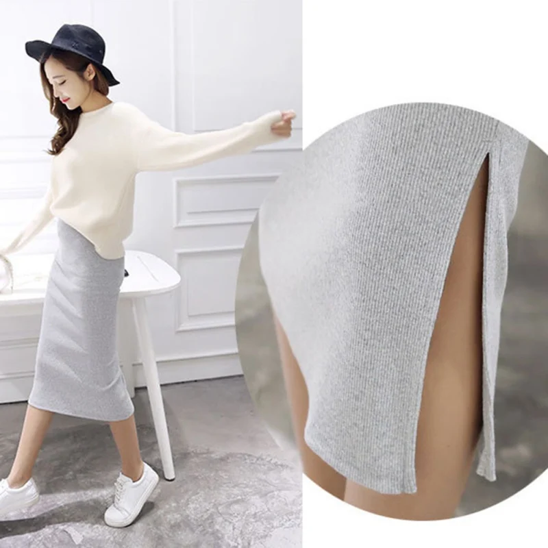 2019 spring Autumn And Winter package hip skirt slit skirts women step skirt stretch Slim thin female waist skirts Long skirts
2019 spring Autumn And Winter package hip skirt slit skirts women step skirt stretch Slim thin female waist skirts Long skirts