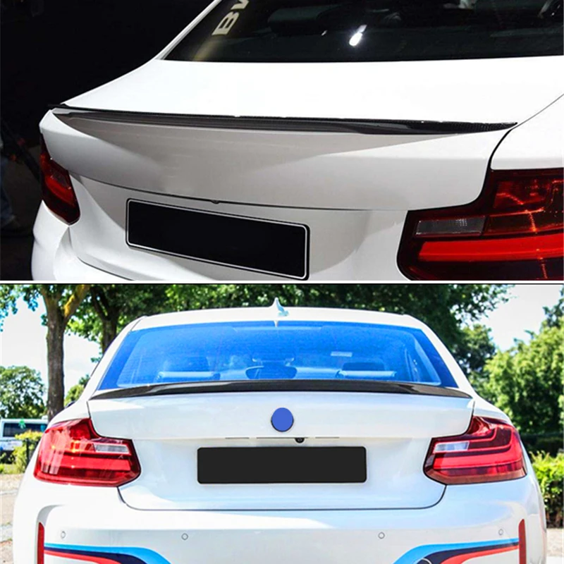 Use For BMW 2 Series F22 Coupe M2 F87 Spoiler 2013--2019 Year Real Glossy Carbon Fiber Rear Wing P Style Accessories Body Kit
Use For BMW 2 Series F22 Coupe M2 F87 Spoiler 2013--2019 Year Real Glossy Carbon Fiber Rear Wing P Style Accessories Body Kit