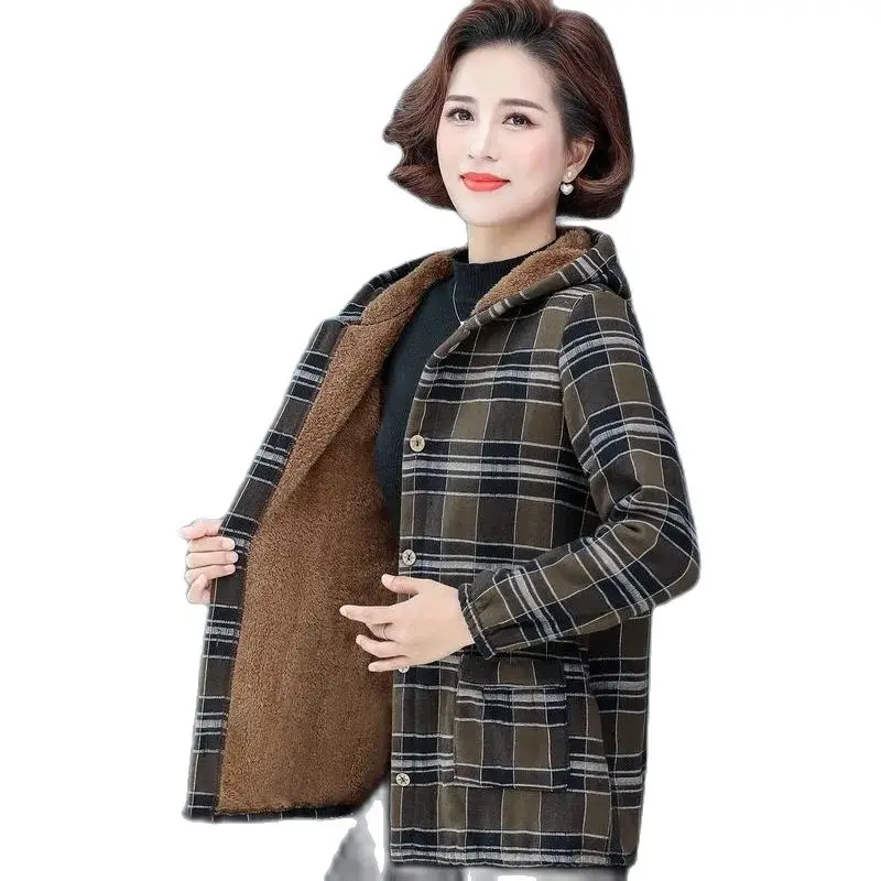 Middle-Aged Elderly Cotton-Padded Jackets Women 2021 Autumn Winter Short Thicken Coats Hooded Outwear Ladies Tops Chaqueta Mujer
Middle-Aged Elderly Cotton-Padded Jackets Women 2021 Autumn Winter Short Thicken Coats Hooded Outwear Ladies Tops Chaqueta Mujer