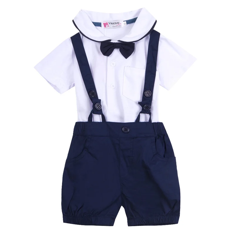 2PCS Fashion Gentleman Newborn Toddler Baby Boys Cotton Short Sleeve Turn-down Single Breasted White Shirts Tops Blue Overalls
2PCS Fashion Gentleman Newborn Toddler Baby Boys Cotton Short Sleeve Turn-down Single Breasted White Shirts Tops Blue Overalls