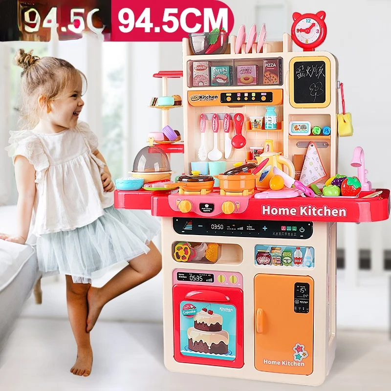 TT Large Play House Children's Kitchen Toys Suit 5-Year-Old Baby Cooking and Cooking Simulation
TT Large Play House Children's Kitchen Toys Suit 5-Year-Old Baby Cooking and Cooking Simulation