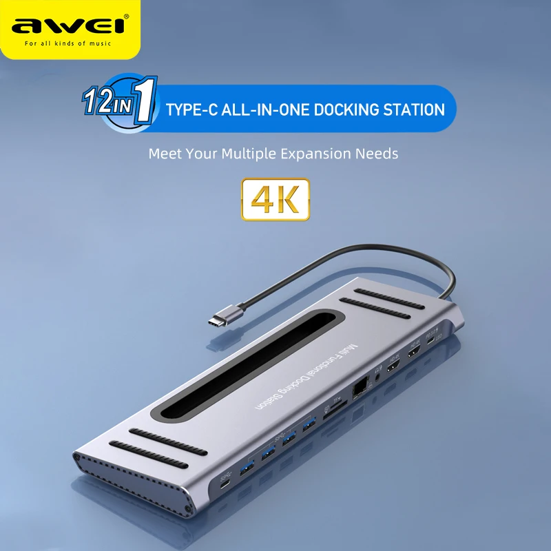 USB Type C HUB 12 in 1 USB 3.0 Adapter to Dual HDMI-compatible 4K RJ45 SD/TF Card Reader PD Fast Charge HUB For MacBook Pro
USB Type C HUB 12 in 1 USB 3.0 Adapter to Dual HDMI-compatible 4K RJ45 SD/TF Card Reader PD Fast Charge HUB For MacBook Pro