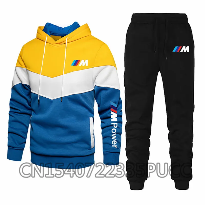 2021 Men's Stitching cCasual Wear Loose Hoodie Suit Street Hhooded Sportswear Men's Suit Thick Coat + Casual Pants 2-Ppiece Set
2021 Men's Stitching cCasual Wear Loose Hoodie Suit Street Hhooded Sportswear Men's Suit Thick Coat + Casual Pants 2-Ppiece Set