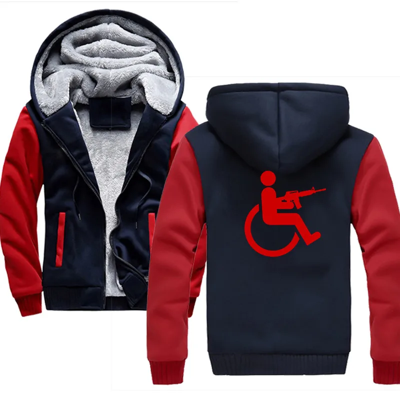 Handicapped Wheelchair Gun men sweatshirts autumn winter fleece print fashion casual men's sportswear hoody harajuku hoodies
Handicapped Wheelchair Gun men sweatshirts autumn winter fleece print fashion casual men's sportswear hoody harajuku hoodies