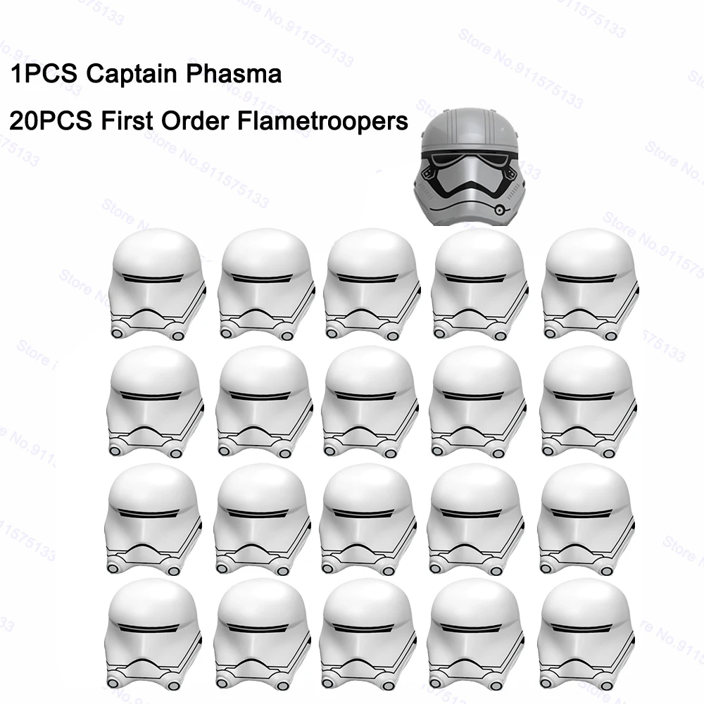 21 шт. капитан Phasma с настраиваемым потоком воздуха клон kayfun во первых порядок Trooper