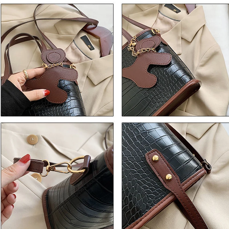 Mini Small Women Messenger Bags Soft Pu Leather Stone Shoulder Bucket Bag Female Crossbody Bags 2020 Fashion 
Mini Small Women Messenger Bags Soft Pu Leather Stone Shoulder Bucket Bag Female Crossbody Bags 2020 Fashion