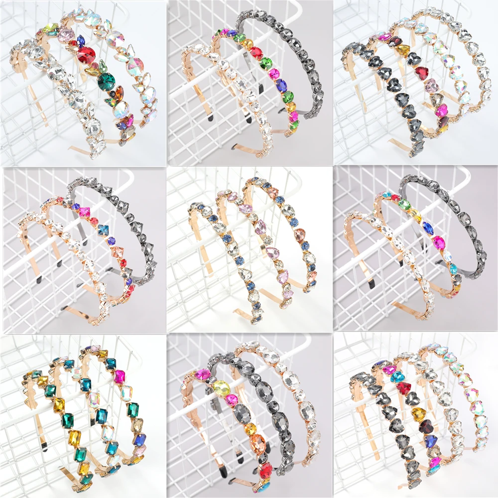 6 Pcs/Lot Mixed Designs Glass Stones Hairband Women Girls Wedding Party Shiny Rhinestone Headband In Bulk Hair Jewelry Wholesale
6 Pcs/Lot Mixed Designs Glass Stones Hairband Women Girls Wedding Party Shiny Rhinestone Headband In Bulk Hair Jewelry Wholesale