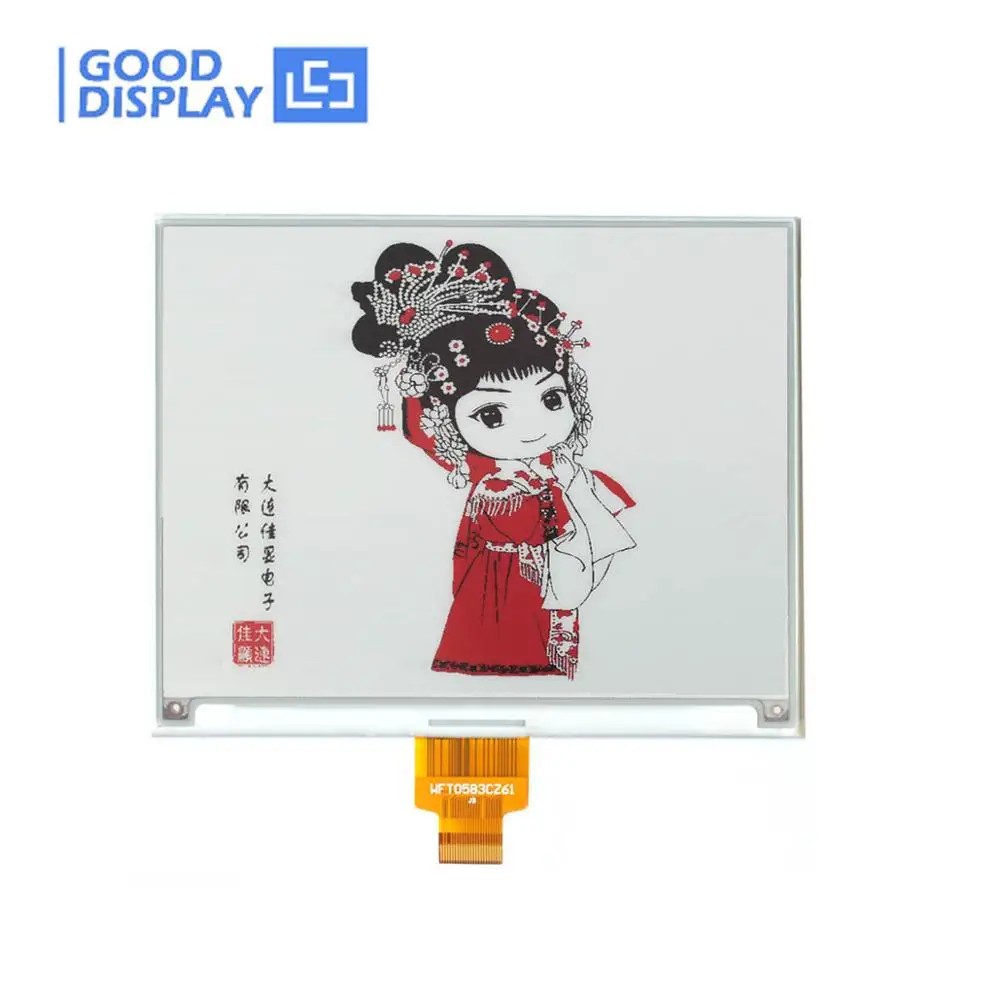 5.83 Inch Colorful e-Ink Display With Demo Kit e-Paper Screen
5.83 Inch Colorful e-Ink Display With Demo Kit e-Paper Screen