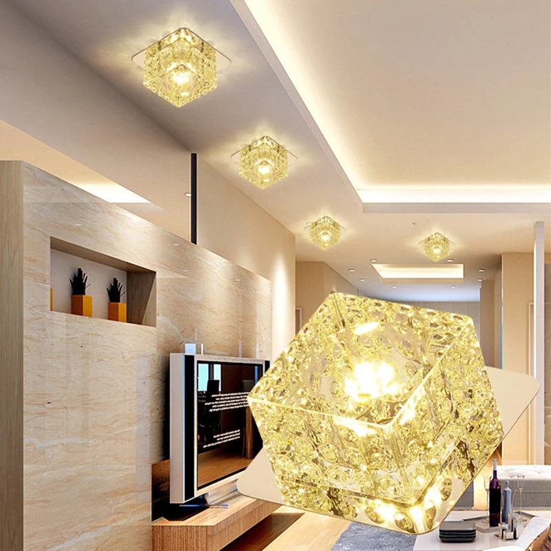 Led Crystal Aisle Lamp Corridor Living Room Entrance Light Ceiling Spotlight Embedded For Home Kitchen Bedroom Decorative Lights
Led Crystal Aisle Lamp Corridor Living Room Entrance Light Ceiling Spotlight Embedded For Home Kitchen Bedroom Decorative Lights