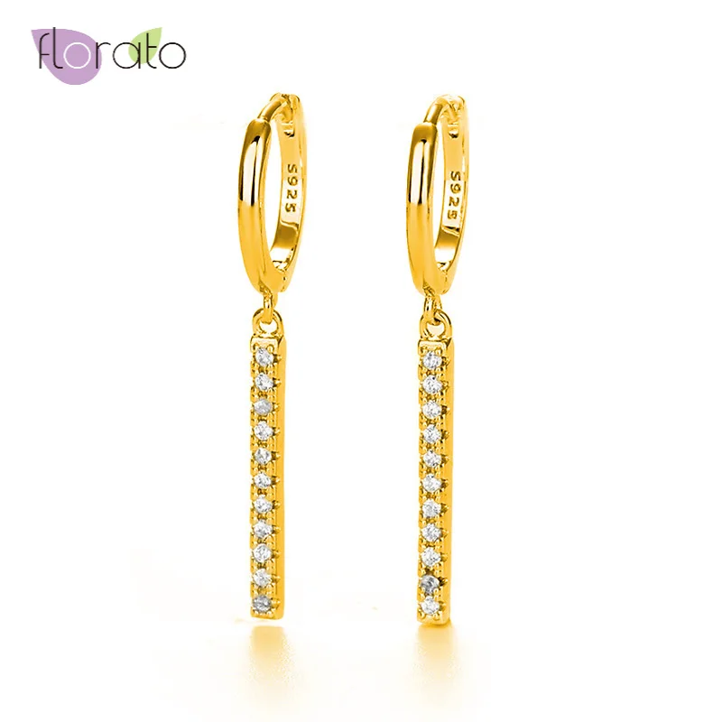 Simple Zircon Crystal Gold Silver color Earrings for Women 925 Sterling Silver Ear Buckle Small Hoop Earrings Fashion Jewelry
Simple Zircon Crystal Gold Silver color Earrings for Women 925 Sterling Silver Ear Buckle Small Hoop Earrings Fashion Jewelry