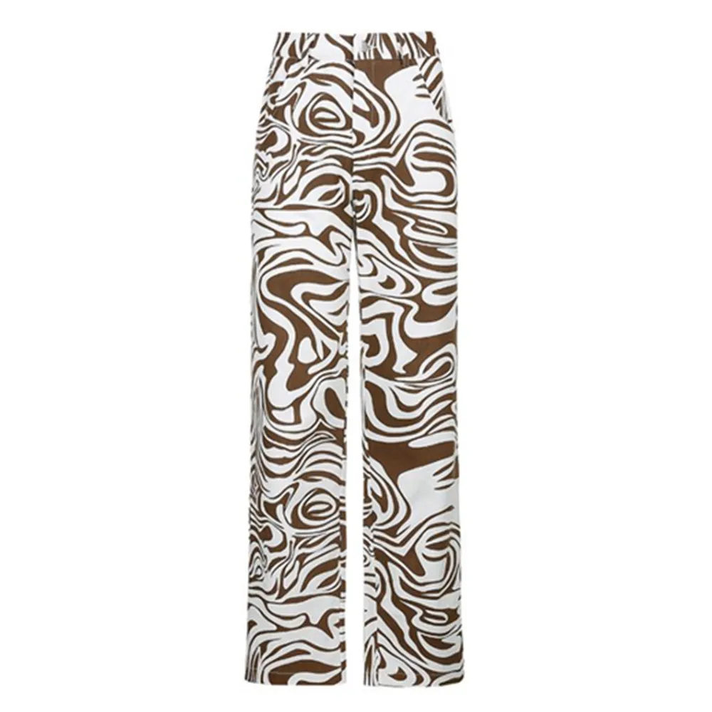 Джинсы женские с завышенной талией, прямые широкие брюки с зеброй, Свободные мешковатые джинсы в Корейском стиле, уличная одежда в стиле хип... 
Джинсы женские с завышенной талией, прямые широкие брюки с зеброй, Свободные мешковатые джинсы в Корейском стиле, уличная одежда в стиле хип...