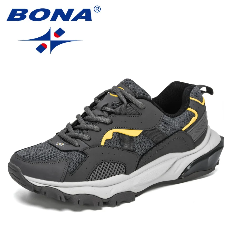 BONA 2021 New Designers Light Running Shoes High Quality Outdoor Sports Shoes Men Sneakers Breathable Outdoor Walking Footwear
BONA 2021 New Designers Light Running Shoes High Quality Outdoor Sports Shoes Men Sneakers Breathable Outdoor Walking Footwear