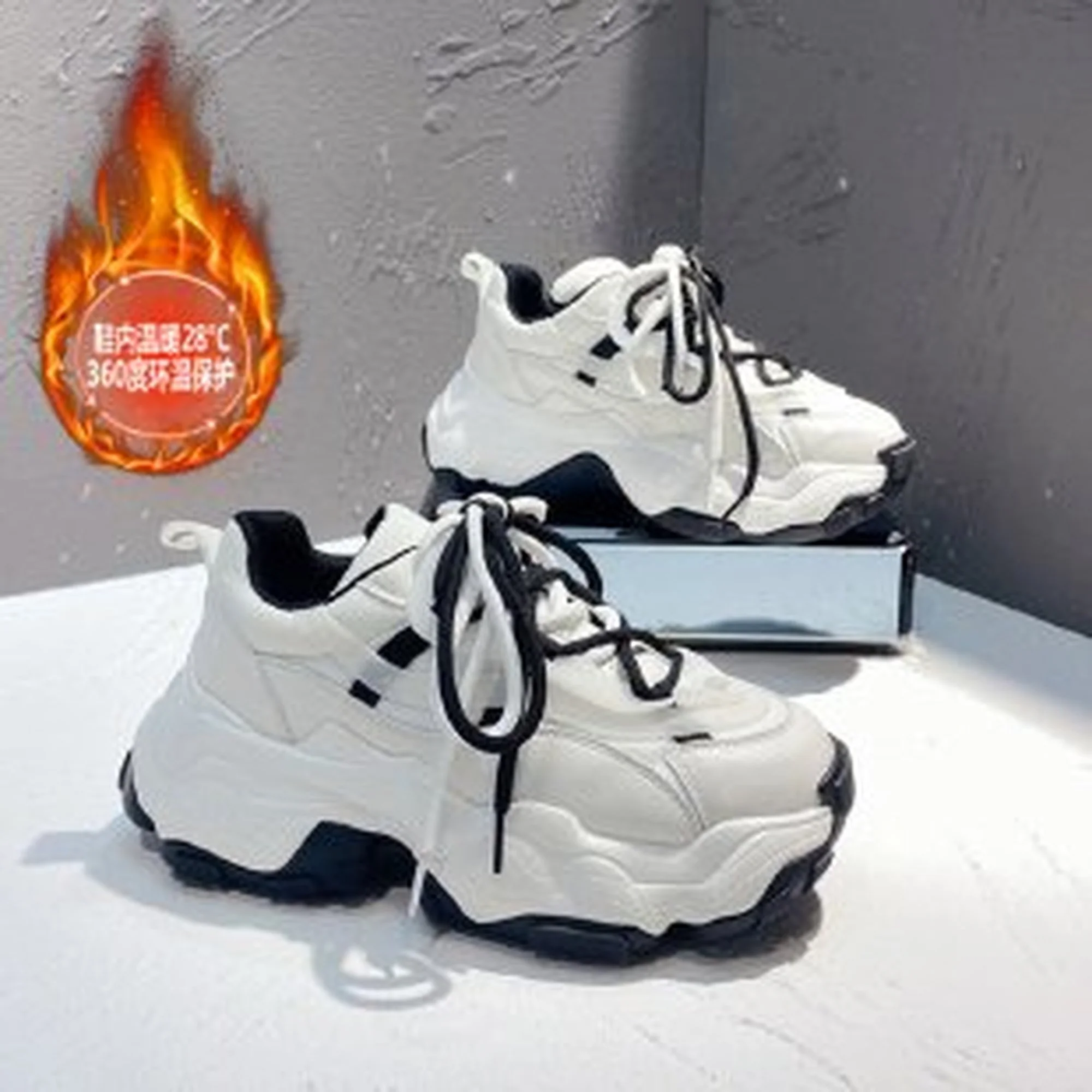 Женские кроссовки на платформе, повседневная женская обувь, кроссовки для бега, Новая женская Вулканизированная Обувь На Шнуровке на осень ...
Женские кроссовки на платформе, повседневная женская обувь, кроссовки для бега, Новая женская Вулканизированная Обувь На Шнуровке на осень ...