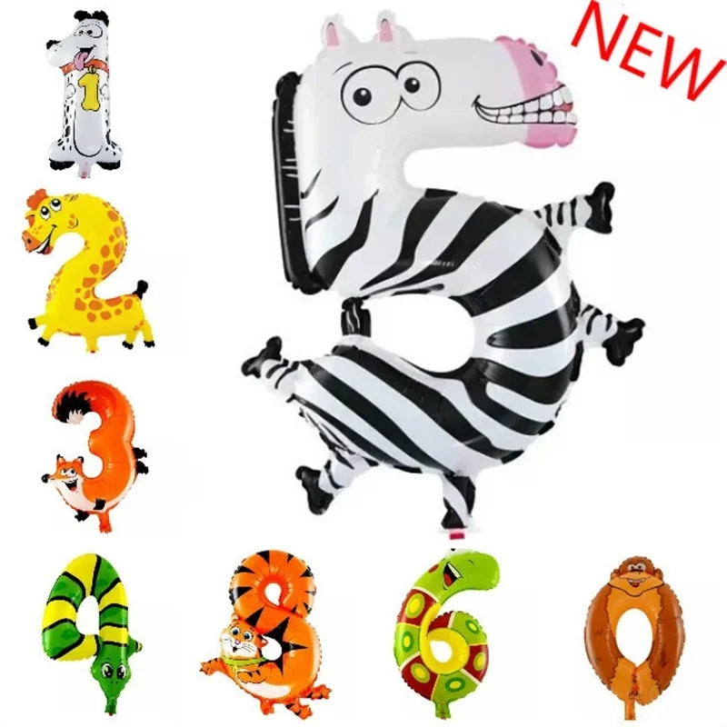 Large Lovely Animal Number Ballons Digital Figure Shape Foil Inflatable Balloons for Kids Birthday Party Children's Day Decor
Large Lovely Animal Number Ballons Digital Figure Shape Foil Inflatable Balloons for Kids Birthday Party Children's Day Decor