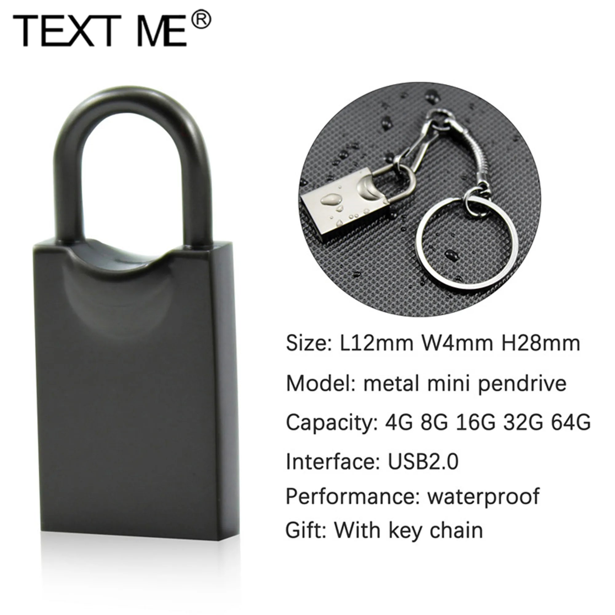 Мини USB-флеш-накопитель TEXT ME в металлическом корпусе, 128 ГБ, 64 ГБ, 32 ГБ, 16 ГБ, 8 Гб
Мини USB-флеш-накопитель TEXT ME в металлическом корпусе, 128 ГБ, 64 ГБ, 32 ГБ, 16 ГБ, 8 Гб