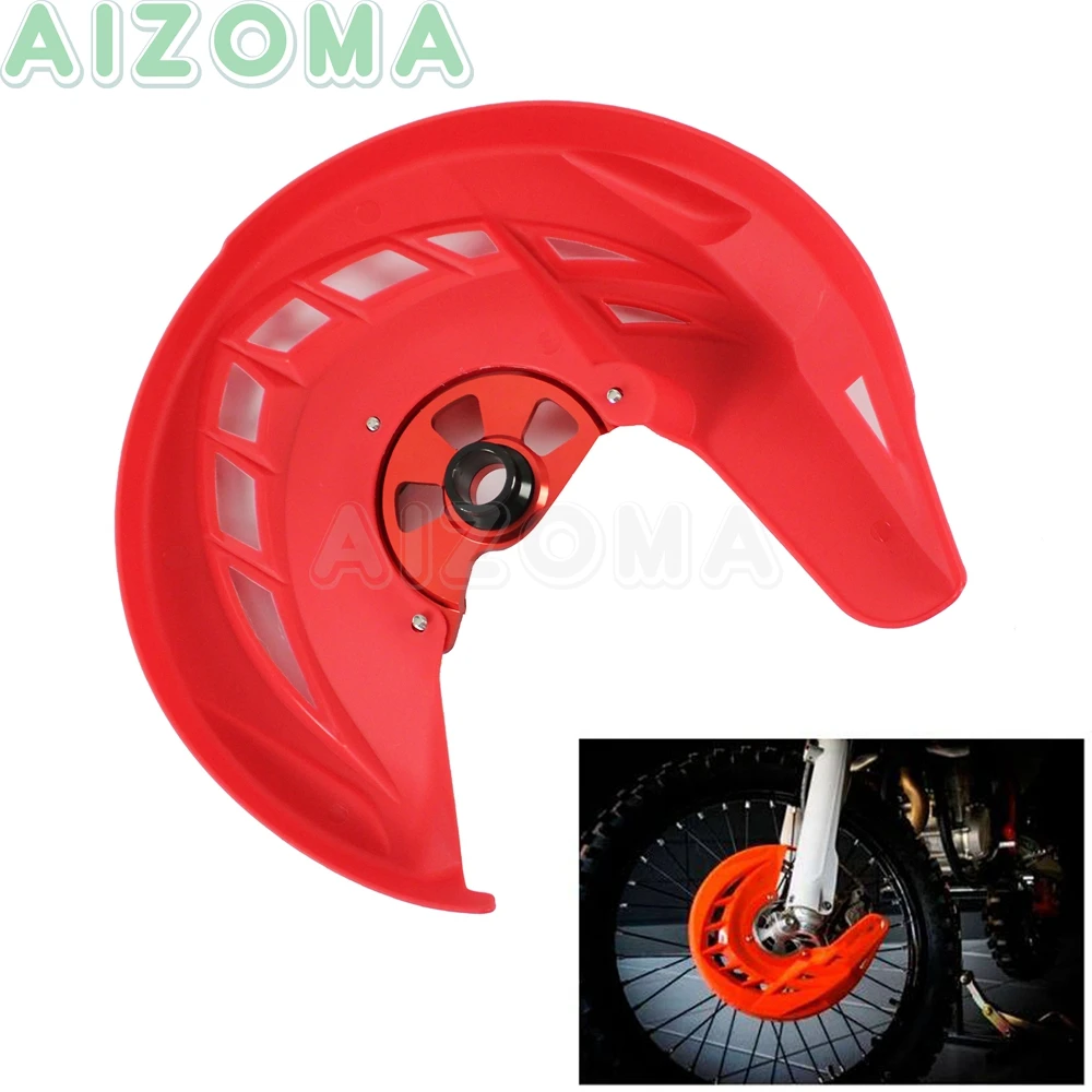 Фото Dirtbike Красный X Brake мотокросса ротор дисковых передних тормозов Защитная крышка