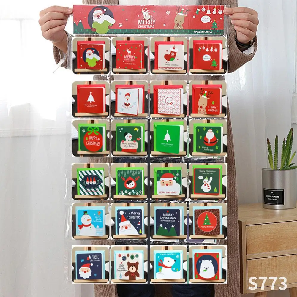 Birthday Card Elegant Paper Cartoon Santa Claus Gift Christmas Card Decoration Creative Elk Thanksgiving DIY 144pcs
Birthday Card Elegant Paper Cartoon Santa Claus Gift Christmas Card Decoration Creative Elk Thanksgiving DIY 144pcs