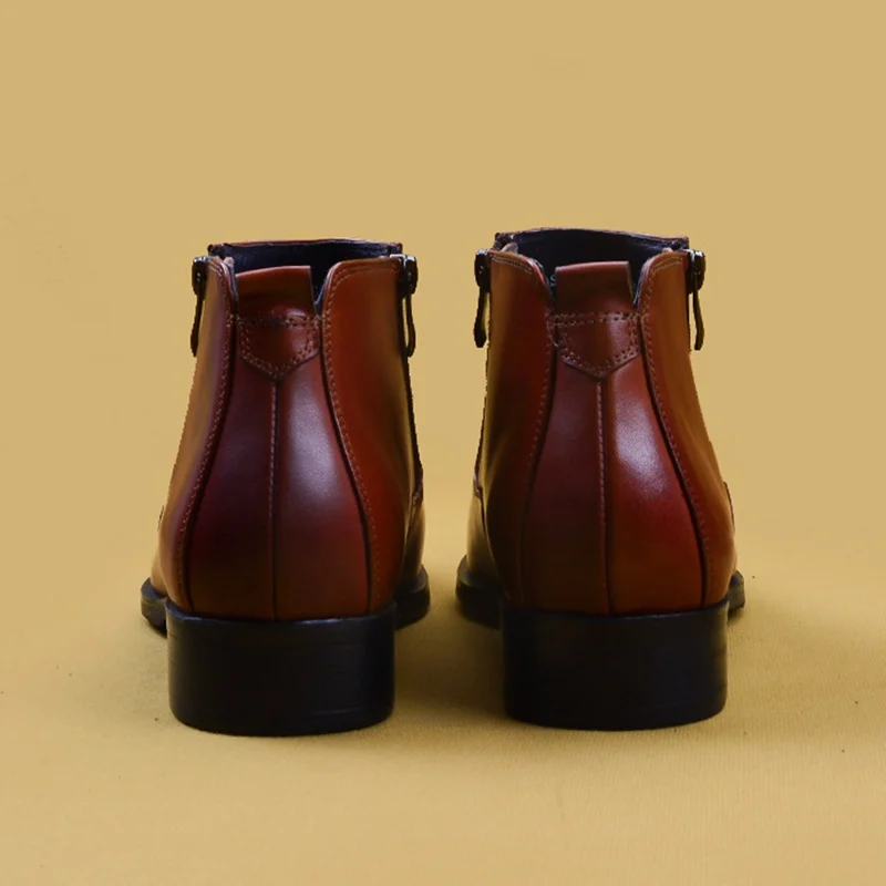 New Italian Designer Genuine Leather Formal Dress Man Chelsea Ankle Boots Pointed Toe Handmade Men's Cowboy Riding Shoes AS342
New Italian Designer Genuine Leather Formal Dress Man Chelsea Ankle Boots Pointed Toe Handmade Men's Cowboy Riding Shoes AS342