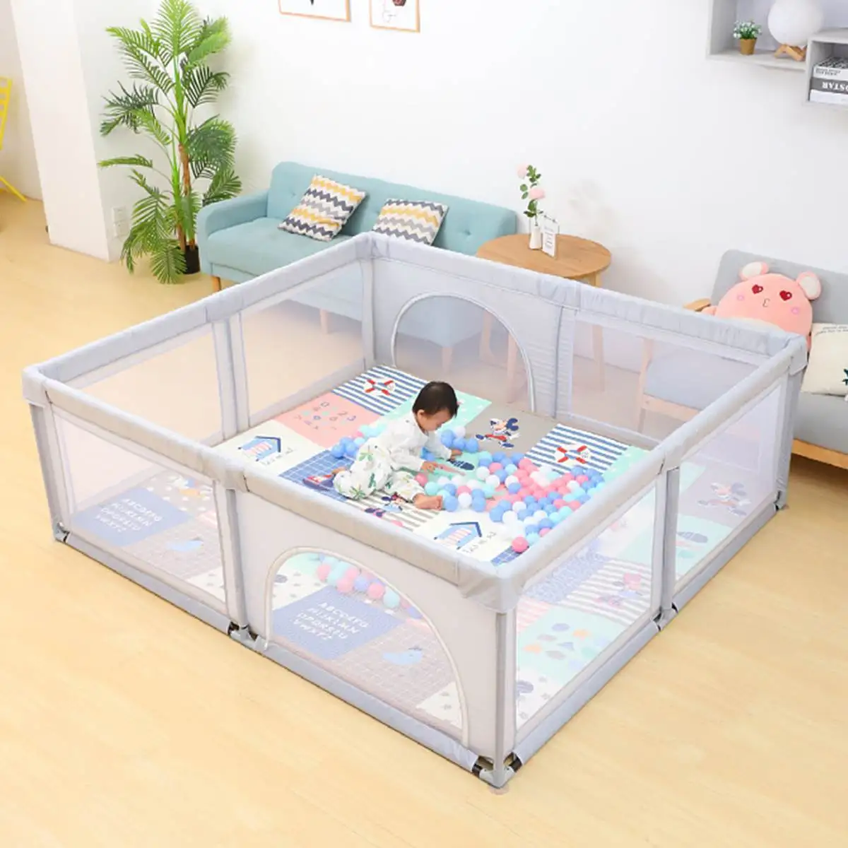 150x150CM Baby foldable Playpen for Children Baby Fence Children Playground Kids Ball Pool Pit Baby Playpen Balls Park
150x150CM Baby foldable Playpen for Children Baby Fence Children Playground Kids Ball Pool Pit Baby Playpen Balls Park