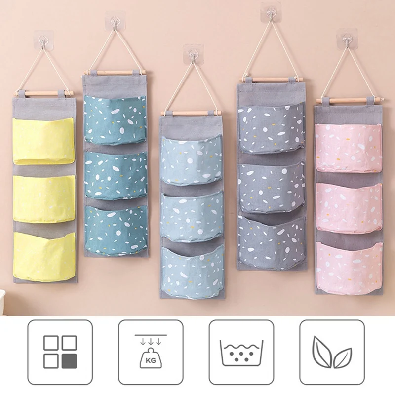 3-Pocket Oxford Cloth Wardrobe Storage Hanging Bag Wall Door Hanging Sundries Storage Bags Pouch Organizer
3-Pocket Oxford Cloth Wardrobe Storage Hanging Bag Wall Door Hanging Sundries Storage Bags Pouch Organizer