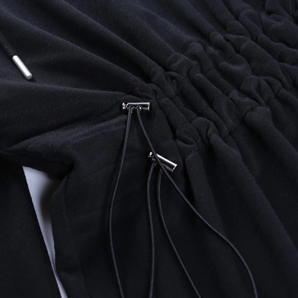 Rosetic HOT Gothic Hoodie Dress Hooded Women Moon Embroidery Drawstring Punk Casual Black Dresses 2020 Autumn Streerwear A Line
Rosetic HOT Gothic Hoodie Dress Hooded Women Moon Embroidery Drawstring Punk Casual Black Dresses 2020 Autumn Streerwear A Line