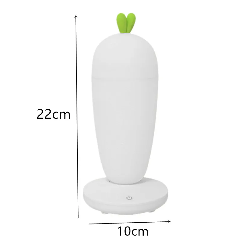 Cute Carrot Dimmable USB Charging LED Night Lights Touch Switch Kids Table Lamp Home Decoration
Cute Carrot Dimmable USB Charging LED Night Lights Touch Switch Kids Table Lamp Home Decoration