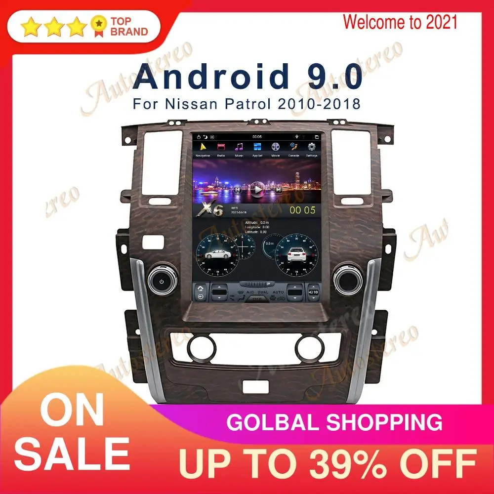 PX6 DSP Android 9 4 Гб Tesla стиль Автомобильный GPS навигатор для NISSAN PATROL 2010 + авторадио головное устройство мультимедийный плеер магнитофон
PX6 DSP Android 9 4 Гб Tesla стиль Автомобильный GPS навигатор для NISSAN PATROL 2010 + авторадио головное устройство мультимедийный плеер магнитофон