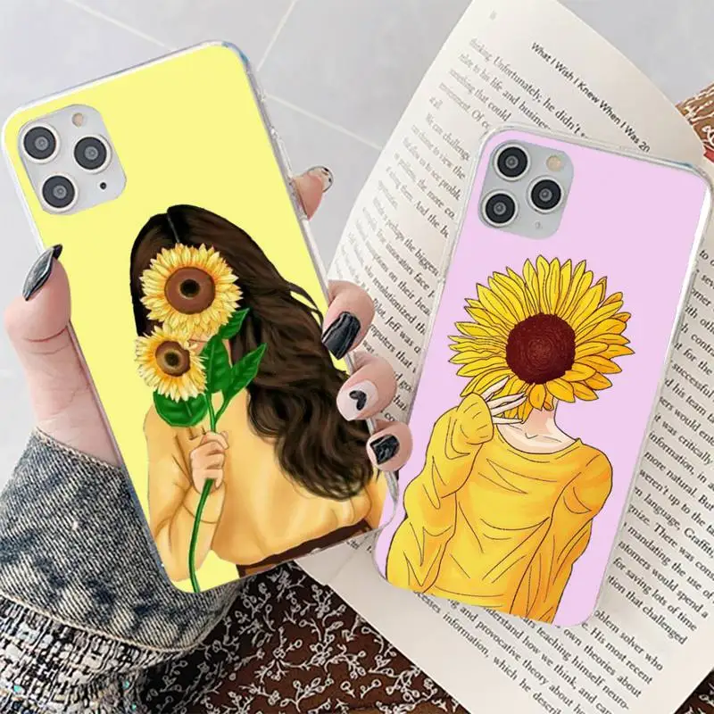 YNDFCNB Cartoon Sunflower Girl Phone Case for iPhone 11 12 13 mini pro XS MAX 8 7 6 6S Plus X 5S SE 2020 XR cover
YNDFCNB Cartoon Sunflower Girl Phone Case for iPhone 11 12 13 mini pro XS MAX 8 7 6 6S Plus X 5S SE 2020 XR cover