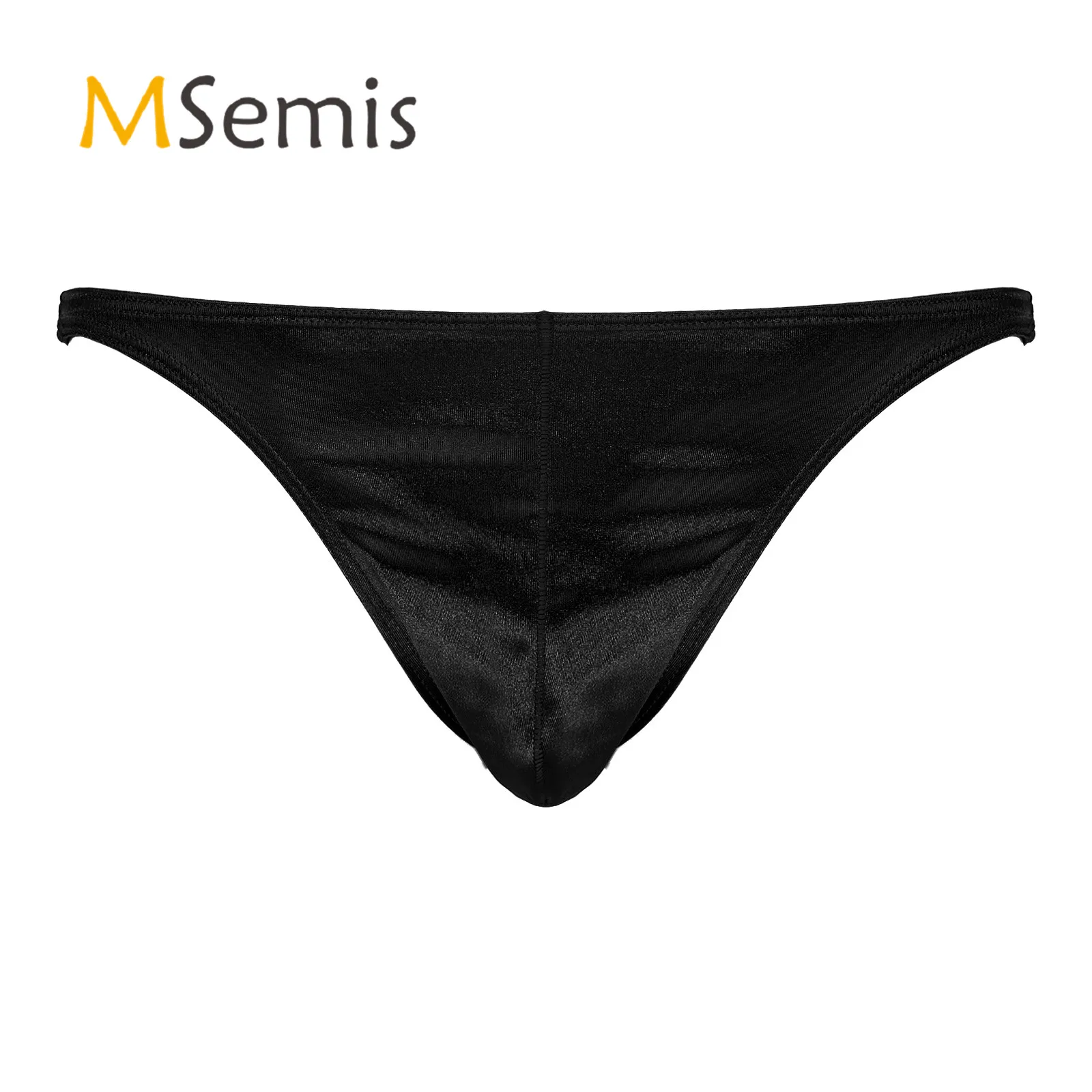 Swimwear Mens Lingereie Panties Glossy Low Waist Elastic Waistband Briefs Underwear Solid Color Bulge Pouch Underpants
Swimwear Mens Lingereie Panties Glossy Low Waist Elastic Waistband Briefs Underwear Solid Color Bulge Pouch Underpants