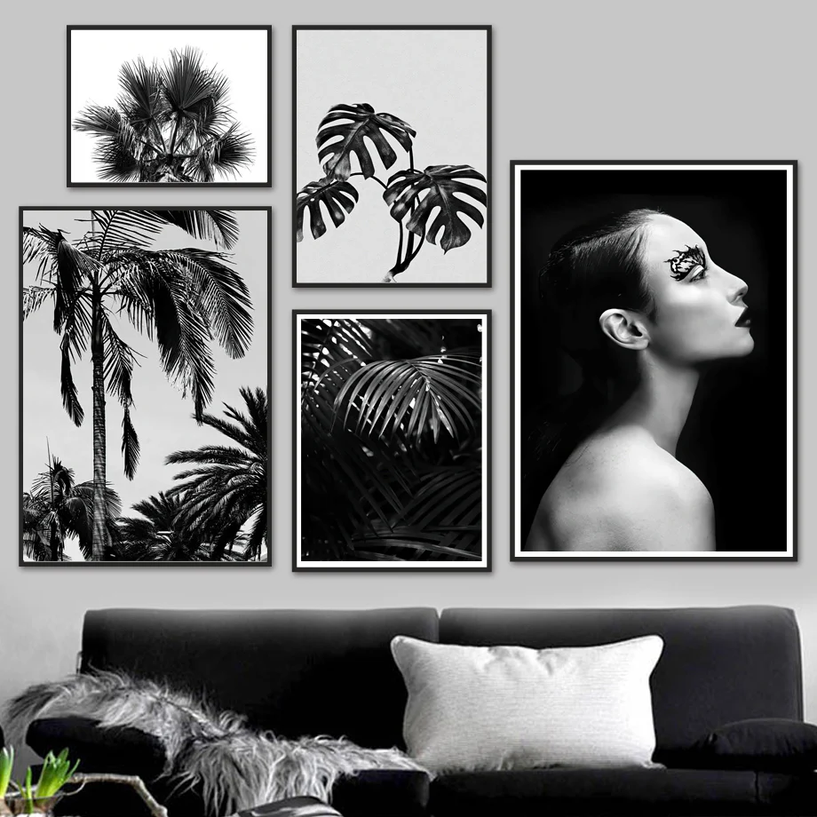 Modern Fashion Girl Monstera Palm Plant Wall Art Canvas Painting Nordic Posters And Prints Wall Pictures For Living Room Decor
Modern Fashion Girl Monstera Palm Plant Wall Art Canvas Painting Nordic Posters And Prints Wall Pictures For Living Room Decor