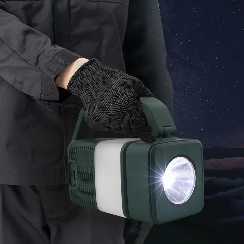 Mobile Power Bank Flashlight USB Spotlight Tent Light Portable Multi-purpose Bluetooth Light Camping Bluetooth Speaker Lamp
Mobile Power Bank Flashlight USB Spotlight Tent Light Portable Multi-purpose Bluetooth Light Camping Bluetooth Speaker Lamp