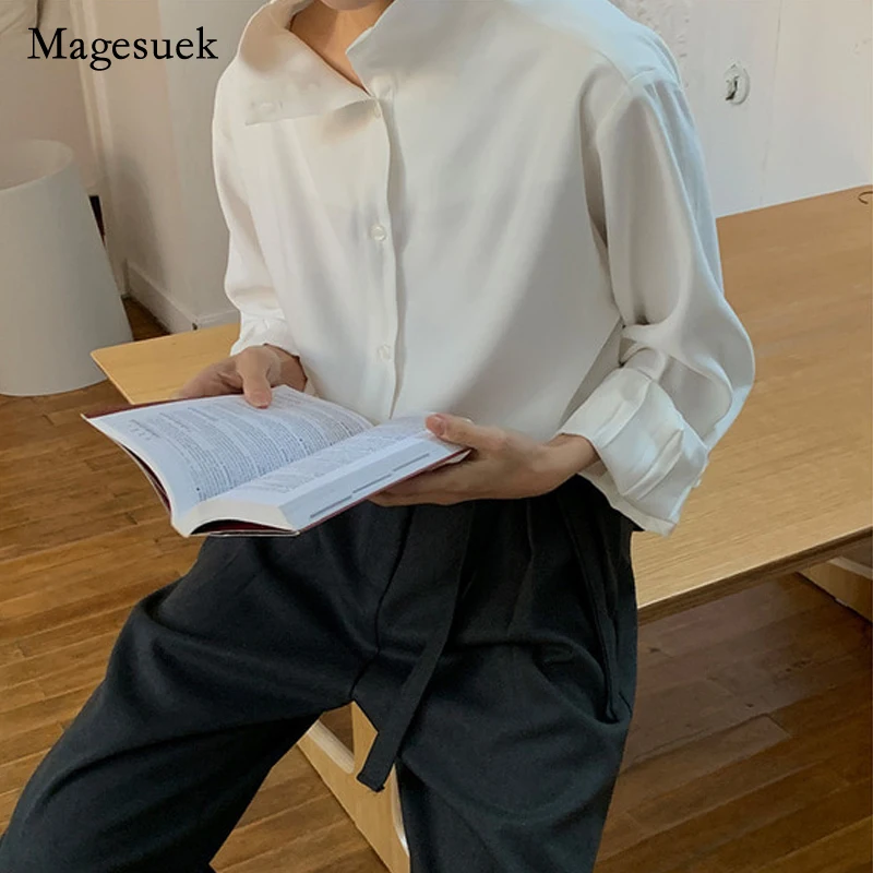 Elegant Solid Half-turtleneck Joker Shirt Tops Spring Autumn New Fashion Shirt Women Casual Office Lady Loose Shirt Blusas 18225
Elegant Solid Half-turtleneck Joker Shirt Tops Spring Autumn New Fashion Shirt Women Casual Office Lady Loose Shirt Blusas 18225