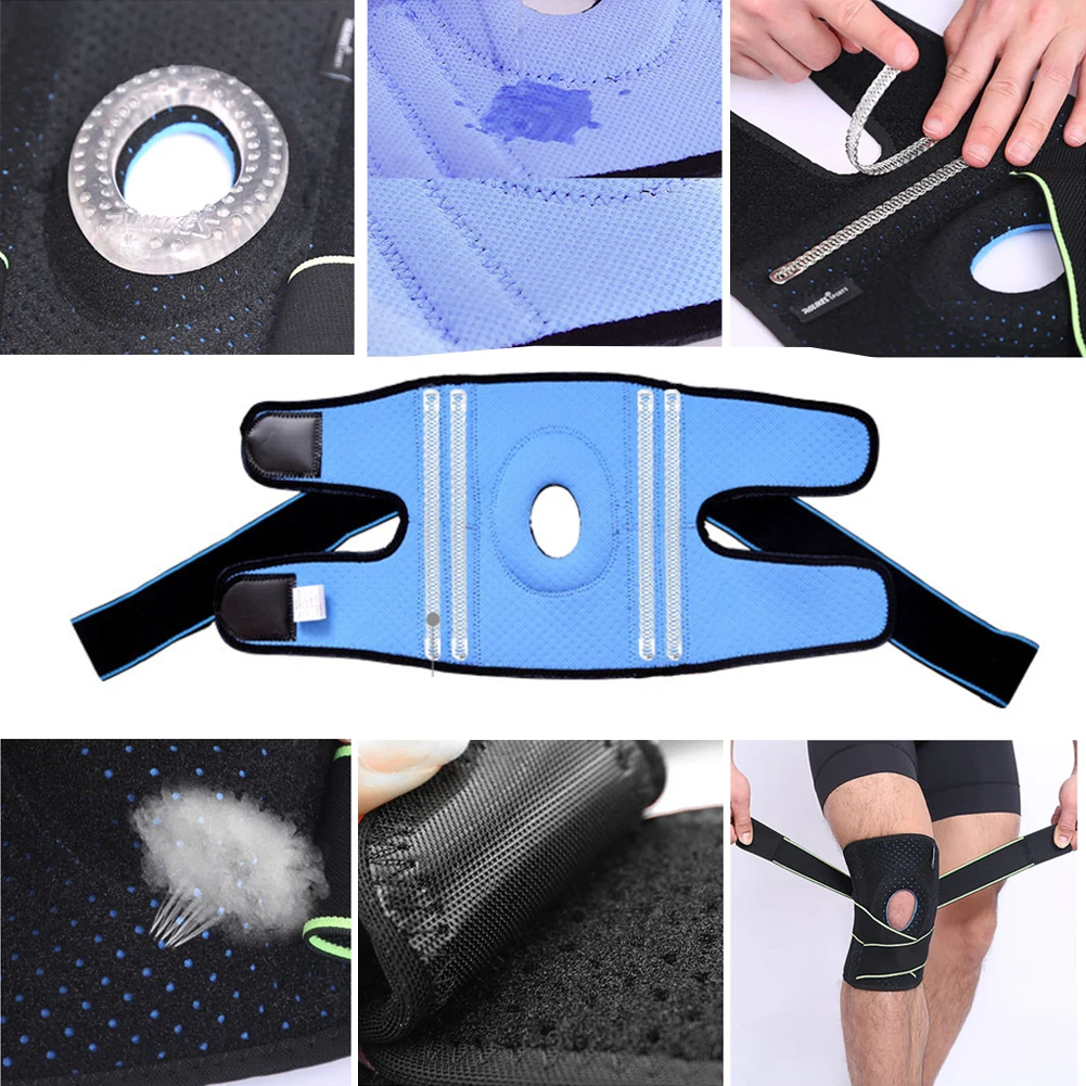 Knee Brace Adjustable Open Patella Breathable Knee Support for Running Gym Workout Recovery Elastic Cloth
Knee Brace Adjustable Open Patella Breathable Knee Support for Running Gym Workout Recovery Elastic Cloth