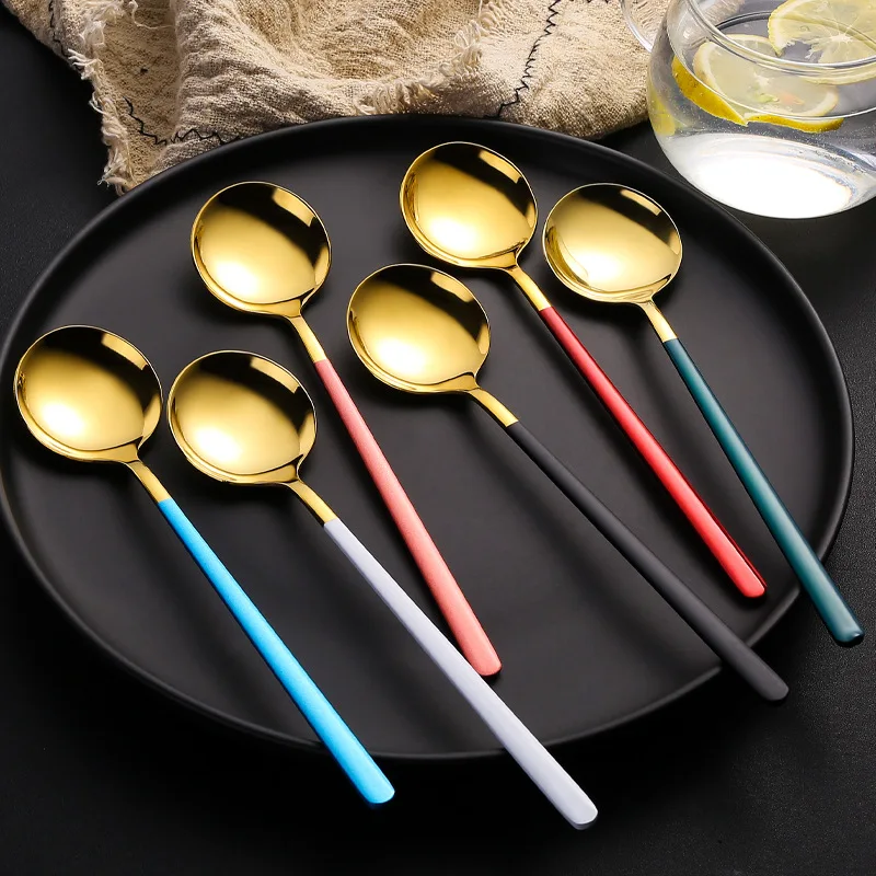 19.5 x 4.4cm Stainless Steel Coffee Stirring Spoon Long Handle Dessert Ice Cream Tea Spoons Dinnerware Home Kitchen Accessories
19.5 x 4.4cm Stainless Steel Coffee Stirring Spoon Long Handle Dessert Ice Cream Tea Spoons Dinnerware Home Kitchen Accessories